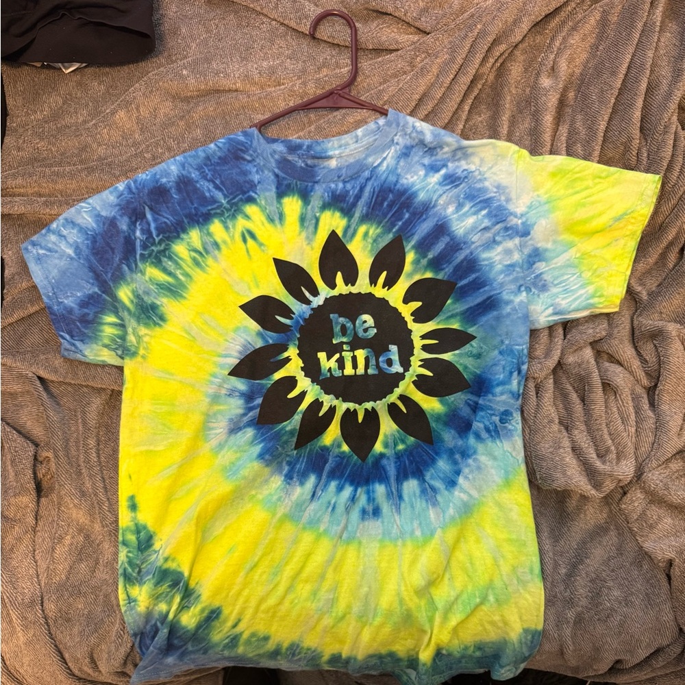 Sunflower Tie-Dye 'Be Kind' Women's Tee